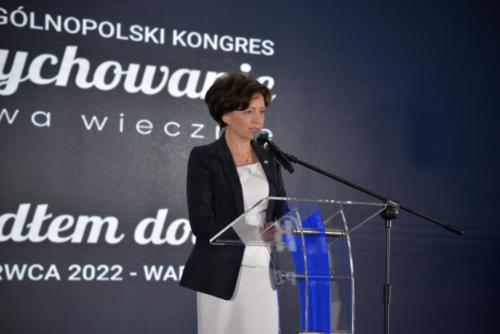Minister Rodziny i Polityki Społecznej Marlena Maląg